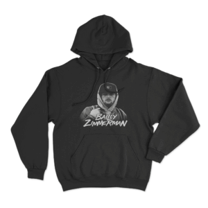 Bailey Zimmerman Portrait Hoodie Black