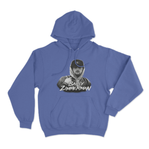 Bailey Zimmerman Portrait Hoodie Blue