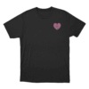 Heart BZ Logo T Shirt Black