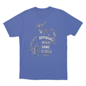Rodeo Cowboy T Shirt Blue
