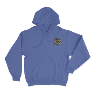 Vintage BZ Logo Hoodie Blue